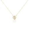 Collier Or Jaune Lazarus Oxyde De Zirconium