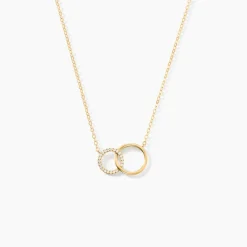Collier Or Jaune Nesrine Oxydes