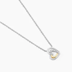 Collier Or Jaune Oxyde De Zirconium