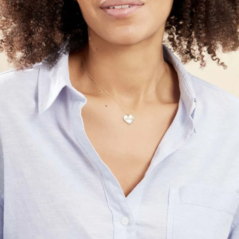 Collier Or Jaune Proxumae Nacre
