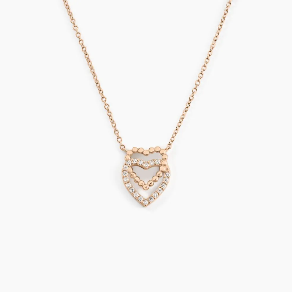 Collier Ottavia Argent Rose Oxyde De Zirconium