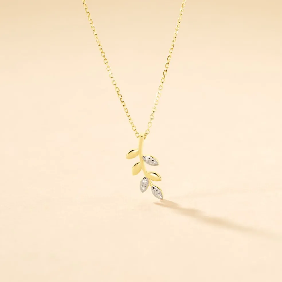 Collier Palmiro Or Jaune Diamant