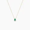 Collier Parry Or Jaune Emeraude Diamant