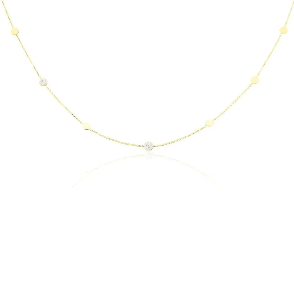 Collier Phoebe Or Jaune