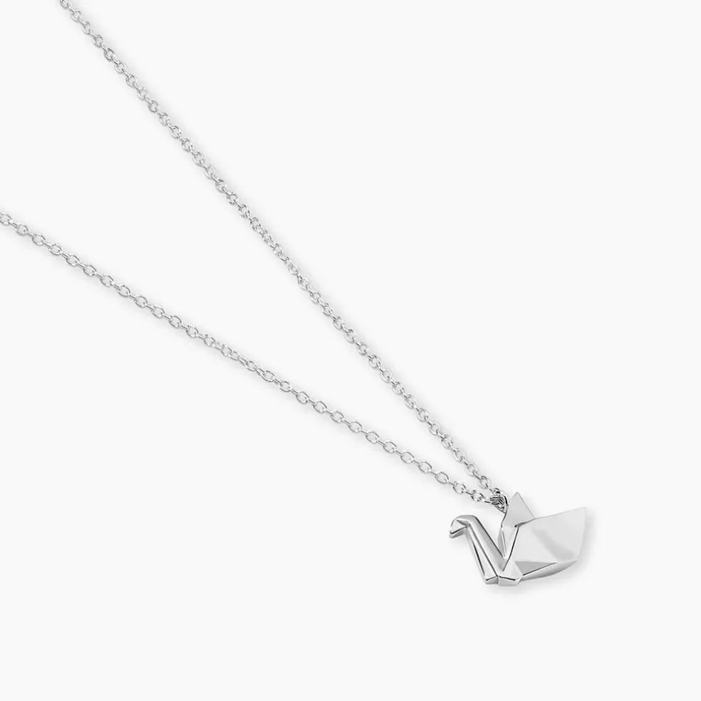 Collier Pila Argent Blanc