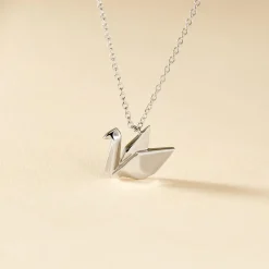 Collier Pila Argent Blanc