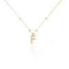 Collier Plaqué Or Jaune Lettra