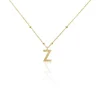Collier Plaqué Or Jaune Lettra