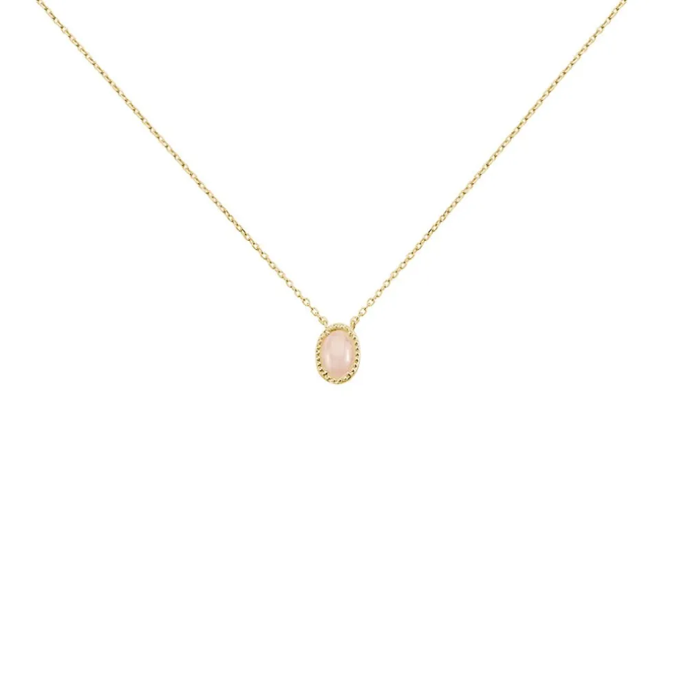 Collier Plaqué Or Jaune Phileas Quartz