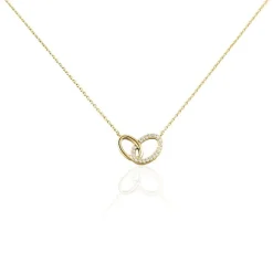 Collier Plaqué Or Kimberlie Oxydes De Zirconium
