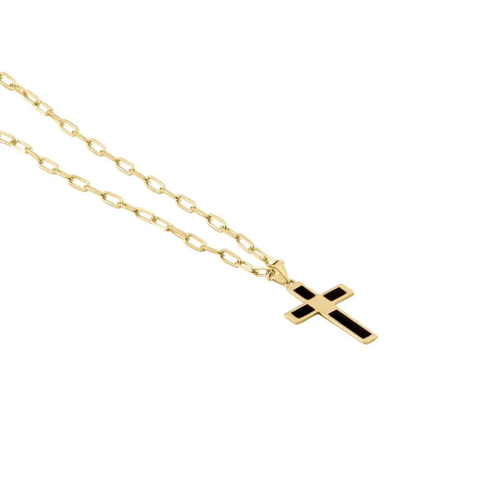 Collier Plaqué Or Quadratu