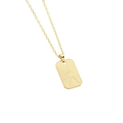Collier Plaqué Or Quintien