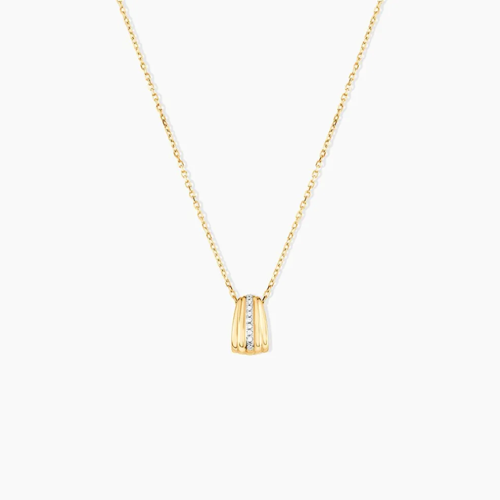 Collier Precious Lines Or Jaune Diamant