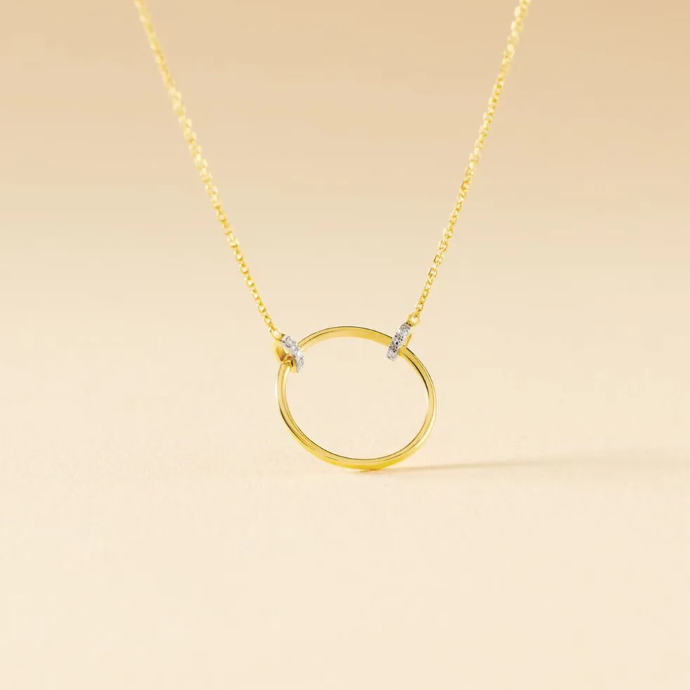 Collier Proserpine Or Jaune Diamant