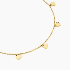 Collier Querida Pampilles Acier Jaune