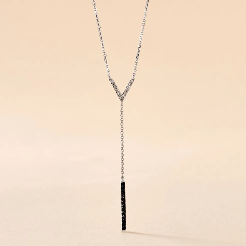 Collier Rachel Or Blanc Diamant