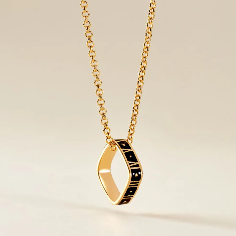 Collier Rahul Plaqué Or Jaune