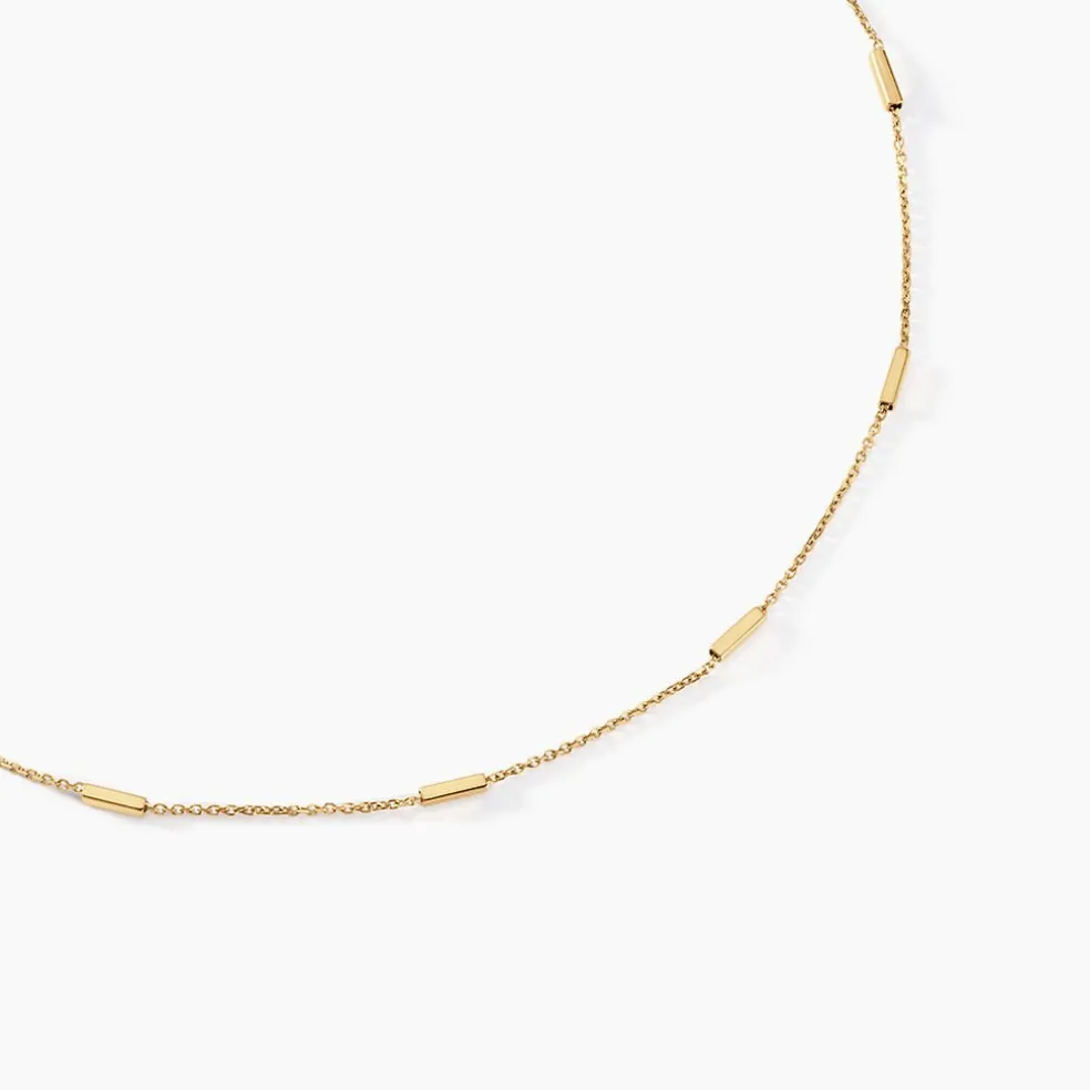 Collier Rain Or Jaune