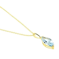 Collier Raquel Or Jaune Topaze