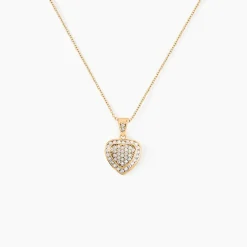 Collier Rhadijaae Plaqué Or Jaune Oxyde De Zirconium