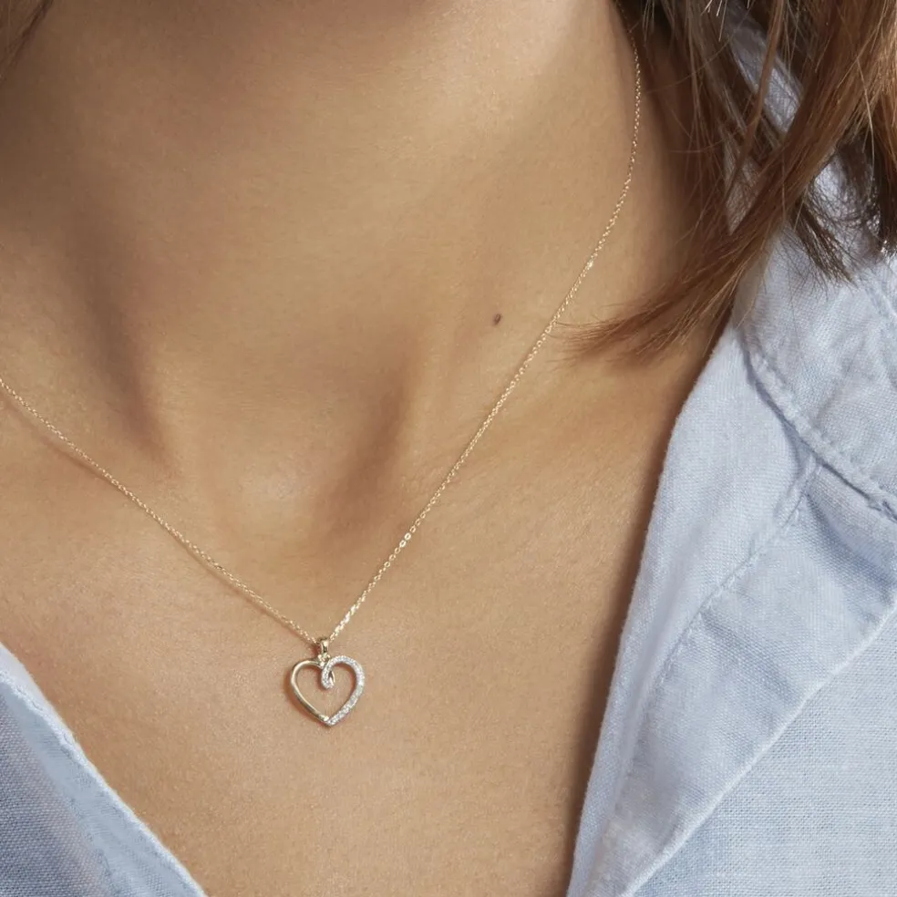 Collier Rhodia Or Jaune Diamant