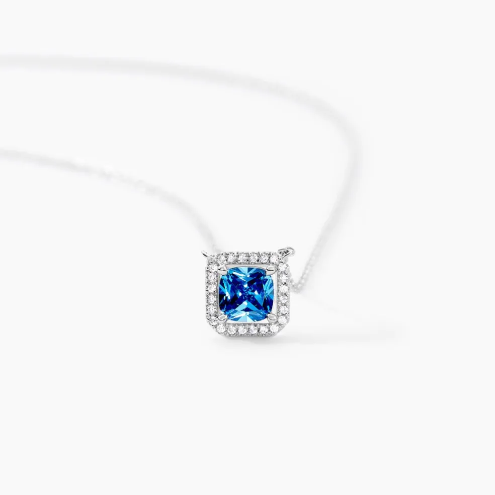 Collier Rio Argent Blanc Oxyde De Zirconium