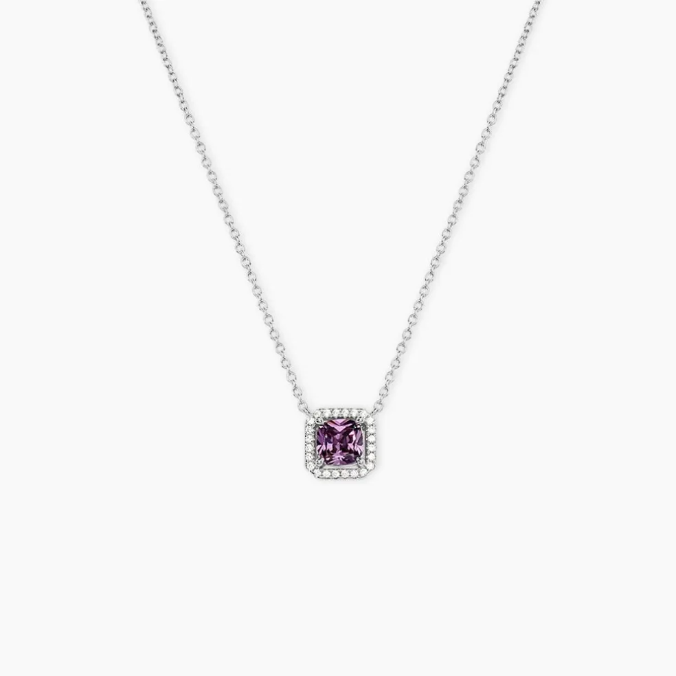 Collier Rio Argent Blanc Oxyde De Zirconium
