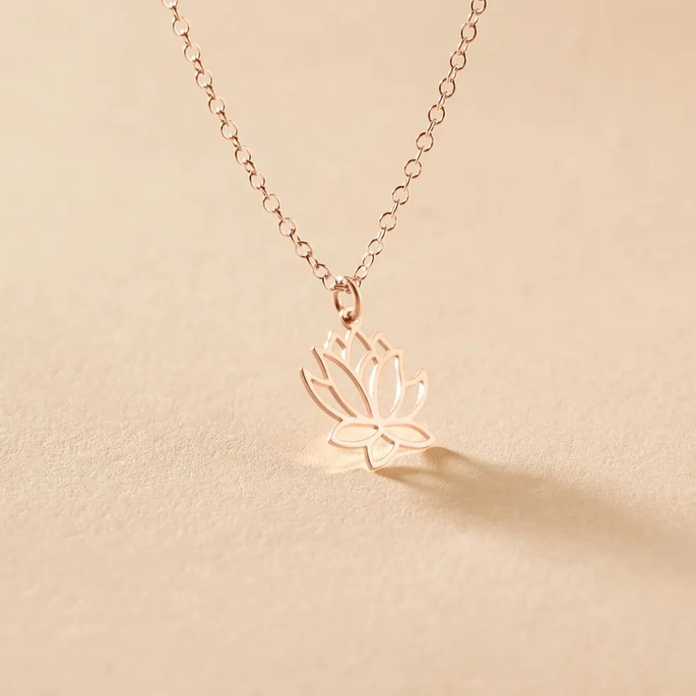 Collier Rosita Argent Rose