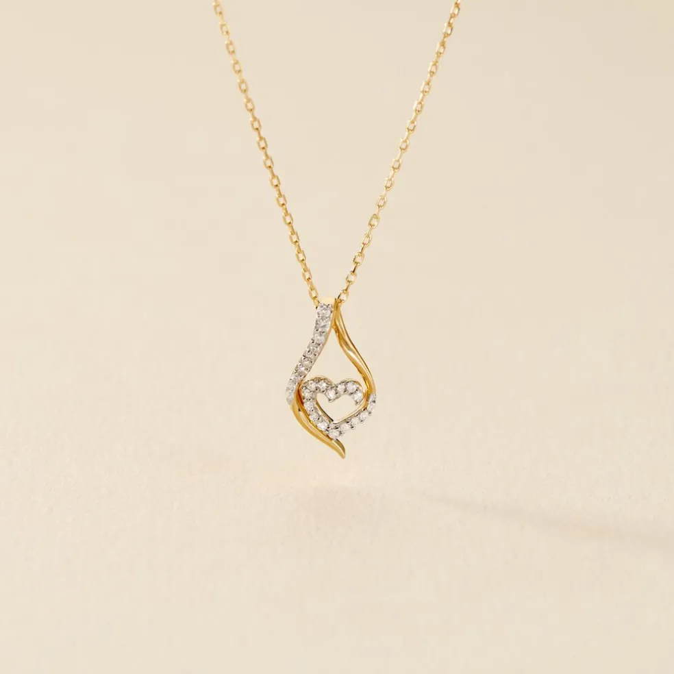Collier Roso Or Jaune Diamant