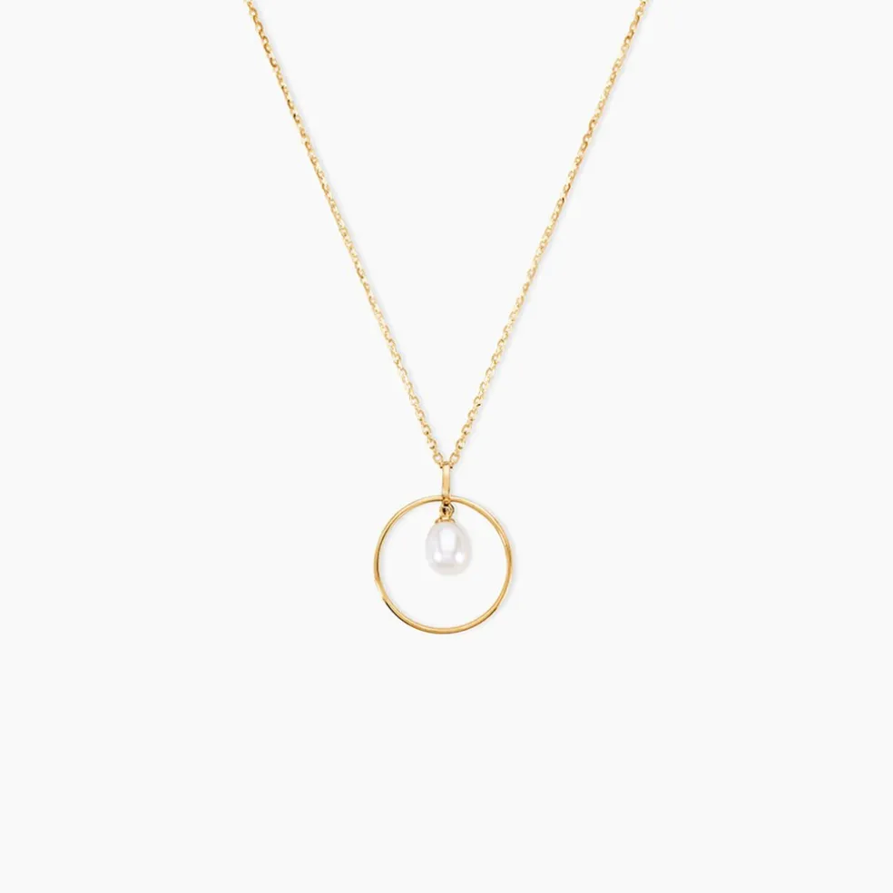 Collier Salvine Or Jaune Perle De Culture