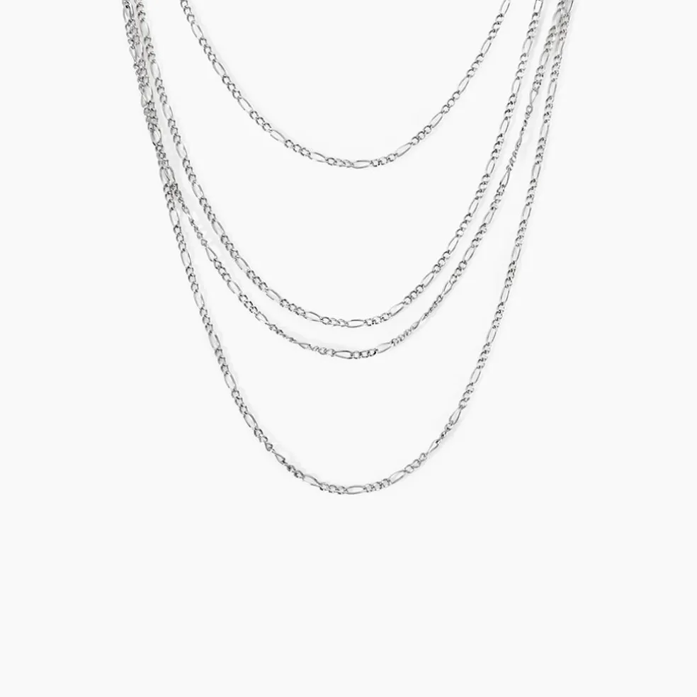 Collier Santoline Argent Blanc