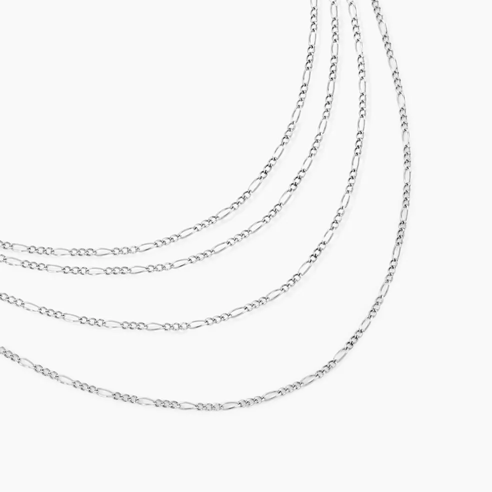 Collier Santoline Argent Blanc
