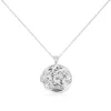 Collier Sautoir Fantine Argent Blanc Oxyde De Zirconium