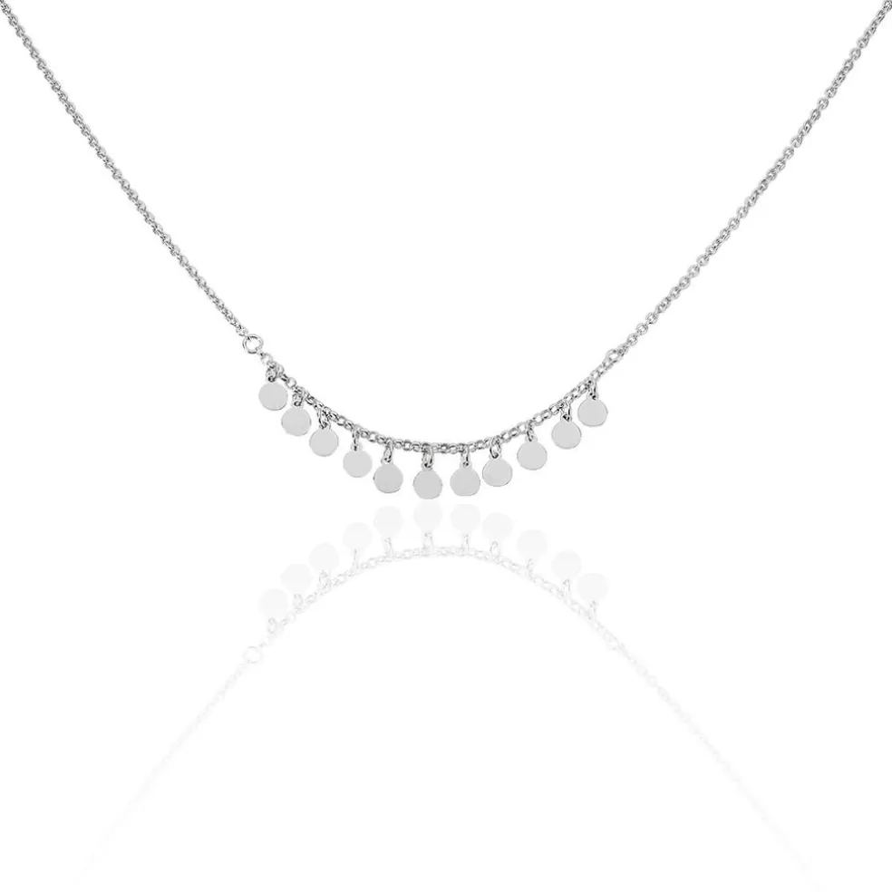 Collier Savahna Argent Blanc