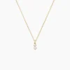 Collier Serenya Or Jaune Diamant Synthétique