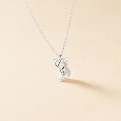 Collier Severiano Argent Blanc