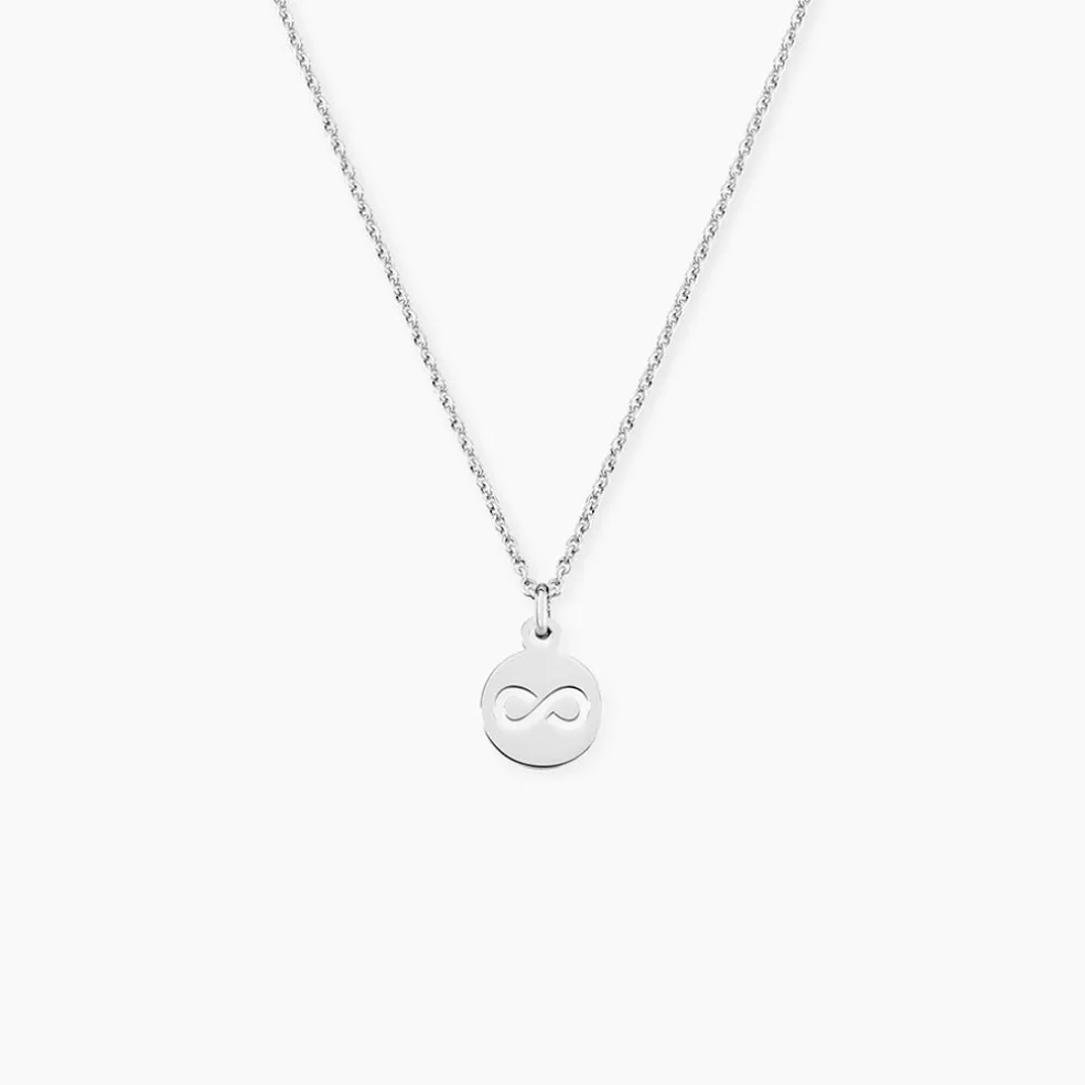 Collier Shereen Argent Blanc