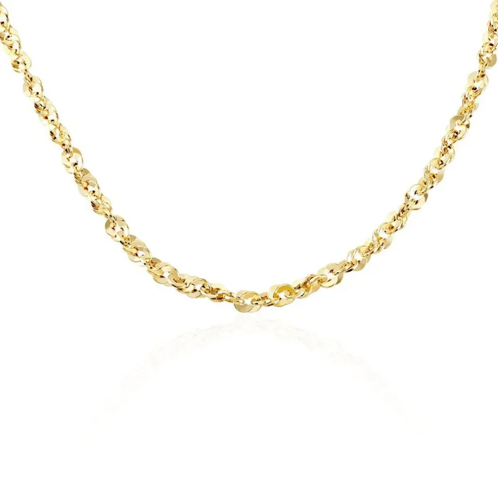 Collier Shiny Or Jaune