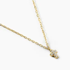 Collier Siem Argent Jaune Oxyde De Zirconium