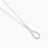 Collier Sila Argent Blanc
