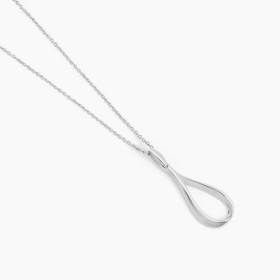 Collier Sila Argent Blanc