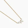 Collier Siona Plaque Or Jaune Oxyde De Zirconium