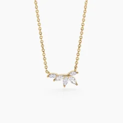 Collier Siona Plaque Or Jaune Oxyde De Zirconium