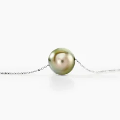 Collier Sissy Or Blanc Perle De Culture De Tahiti