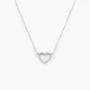 Collier Sloanne Or Blanc Diamant