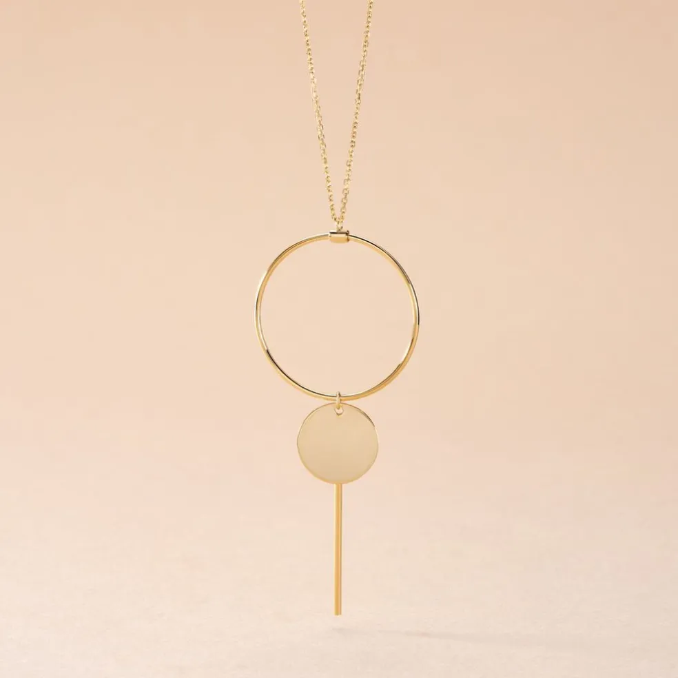 Collier Solaire Or Jaune