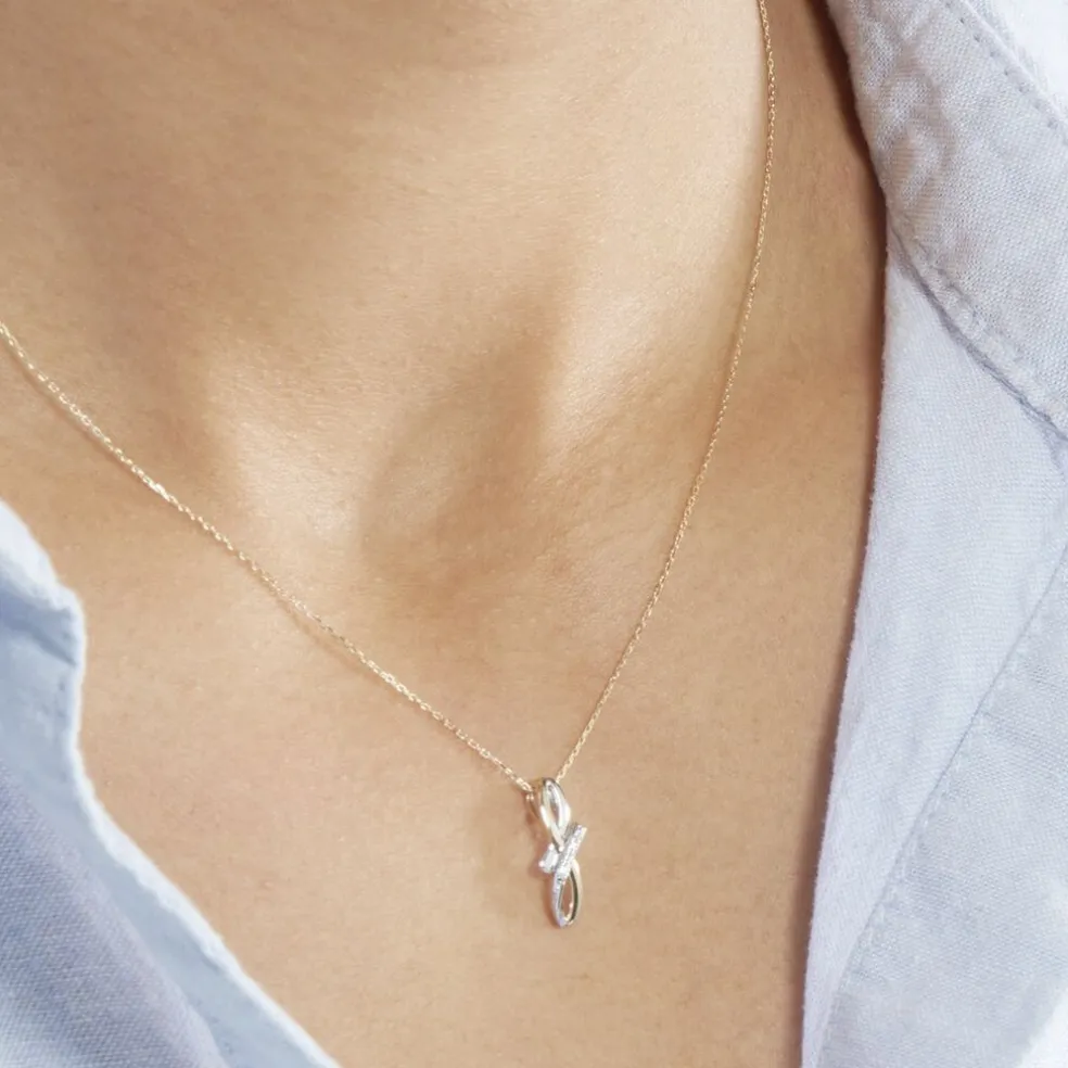 Collier Soukayna Or Bicolore Diamant