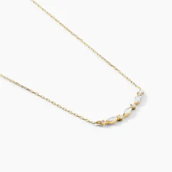 Collier Sparkle Or Jaune Oxyde De Zirconium