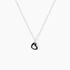 Collier Sumeyra Argent Blanc Céramique Et Oxyde De Zirconium