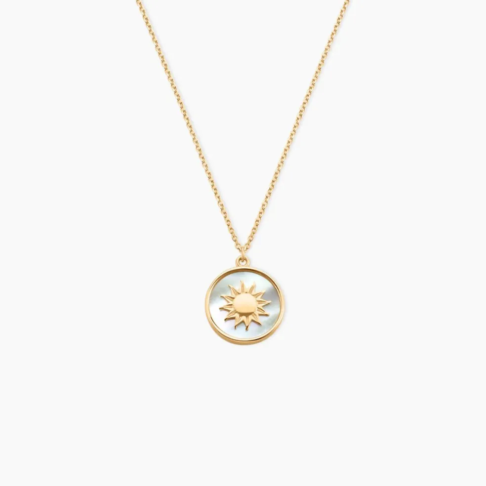Collier Sunlight Or Jaune Nacre